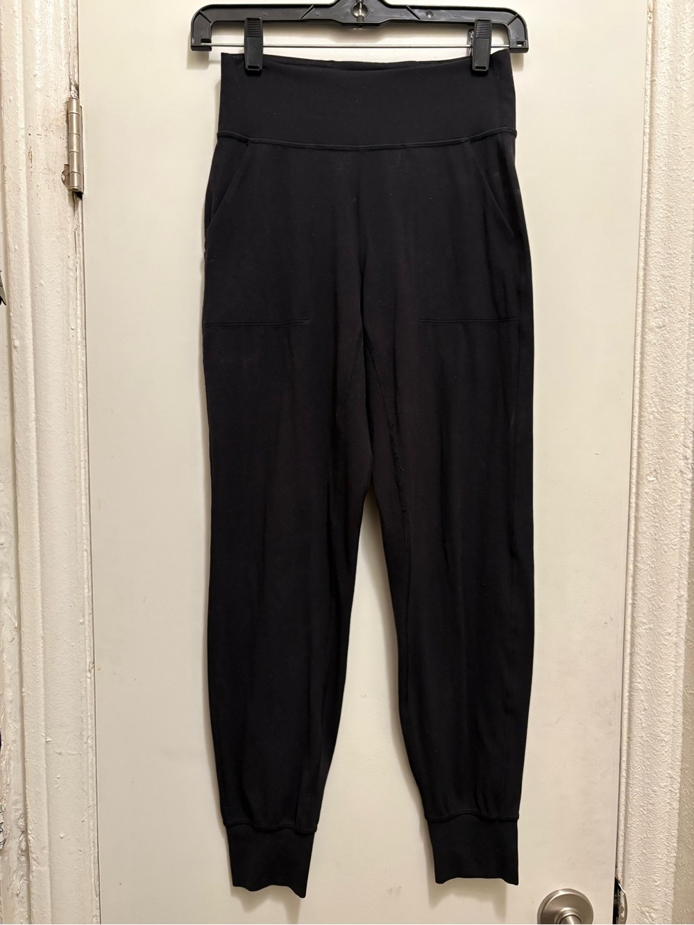 Black Tapered Leggings